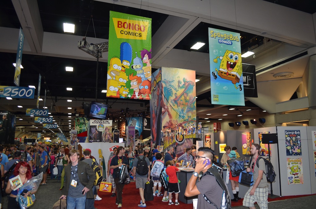 Comic-Con 2014 Bongo Comics Booth
