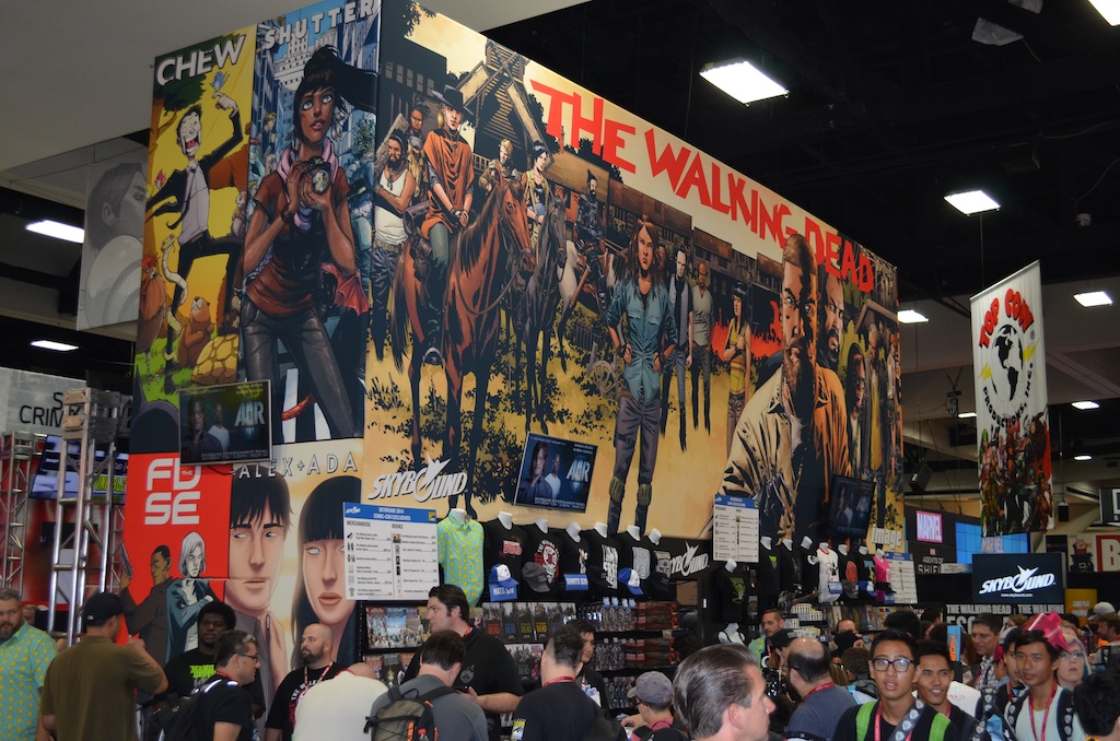 Comic-Con 2014 Skybound Booth TWD