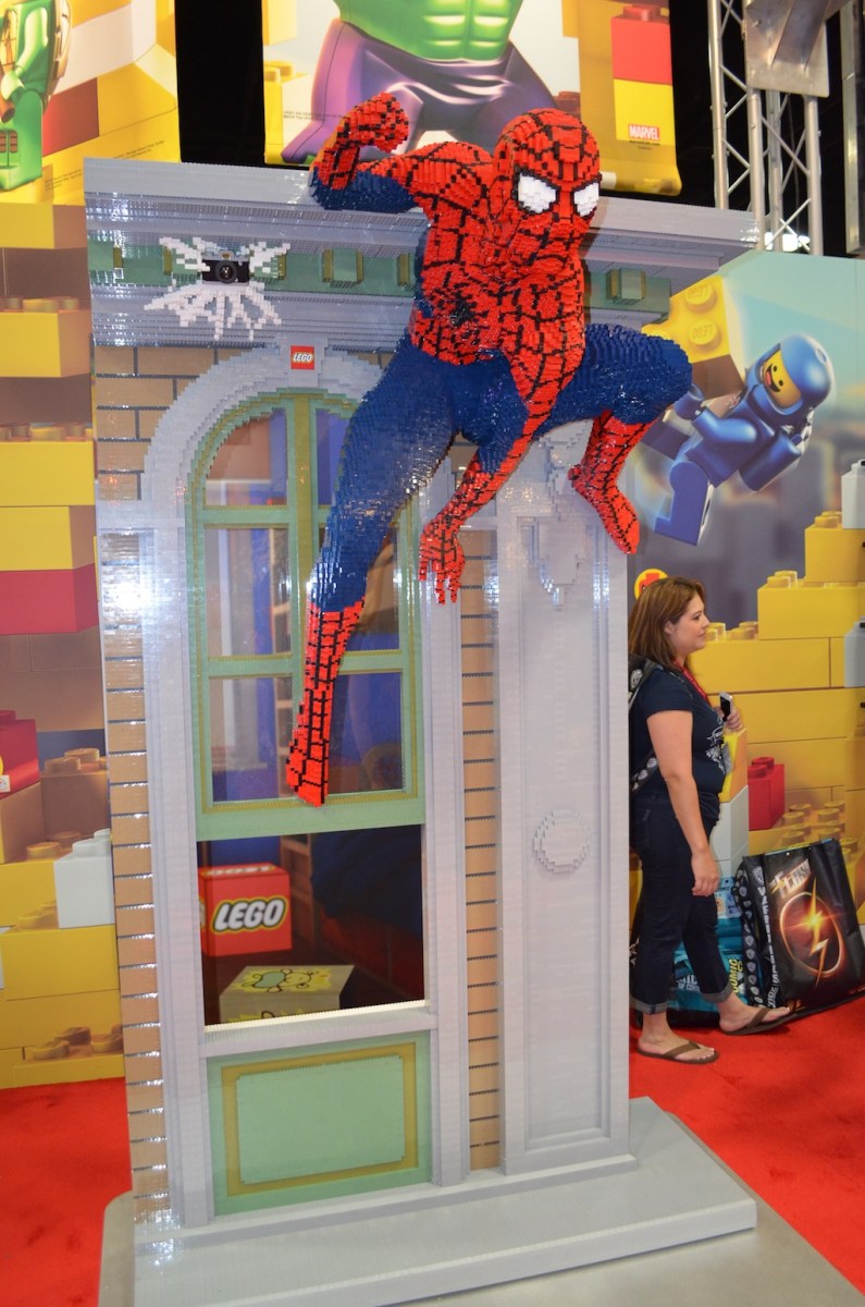 Comic-Con 2014 Spider-Man LEGO Booth