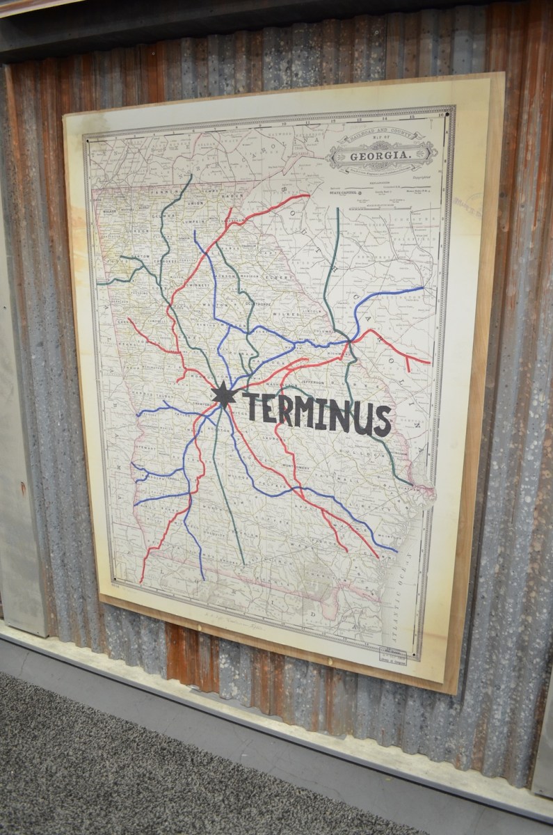 Comic-Con 2014 Terminus Map The Walking Dead
