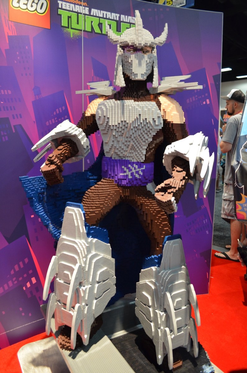 Comic-Con 2014 The Shredder LEGO Booth