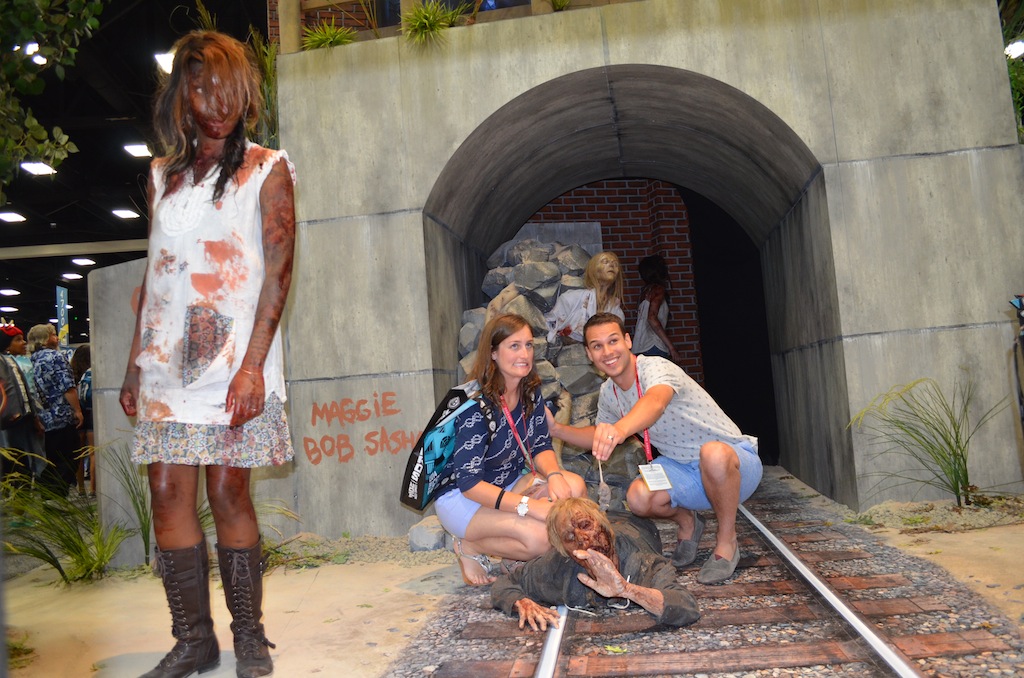 Comic-Con 2014 The Walking Dead Booth 3