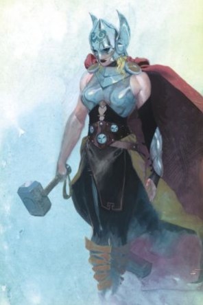 Female Thor #1 cover by Esad Ribic