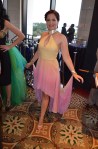 Her Universe Fashion Show Caitlin Shindler Padme Star Wars Rainbow Dress