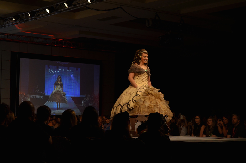 Her Universe Fashion Show SDCC 2014 Cressie Lewis The Hobbit Wedding Dress