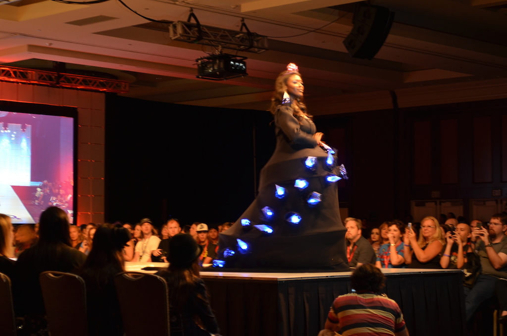 Her Universe Fashion Show SDCC 2014 Erin Weathers Euhdral The Crystal Queen
