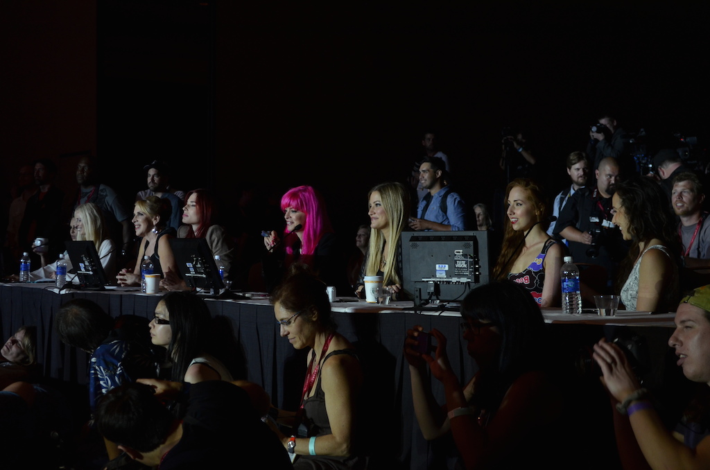 Her Universe Fashion Show SDCC 2014 Judges Chloe Dykstra