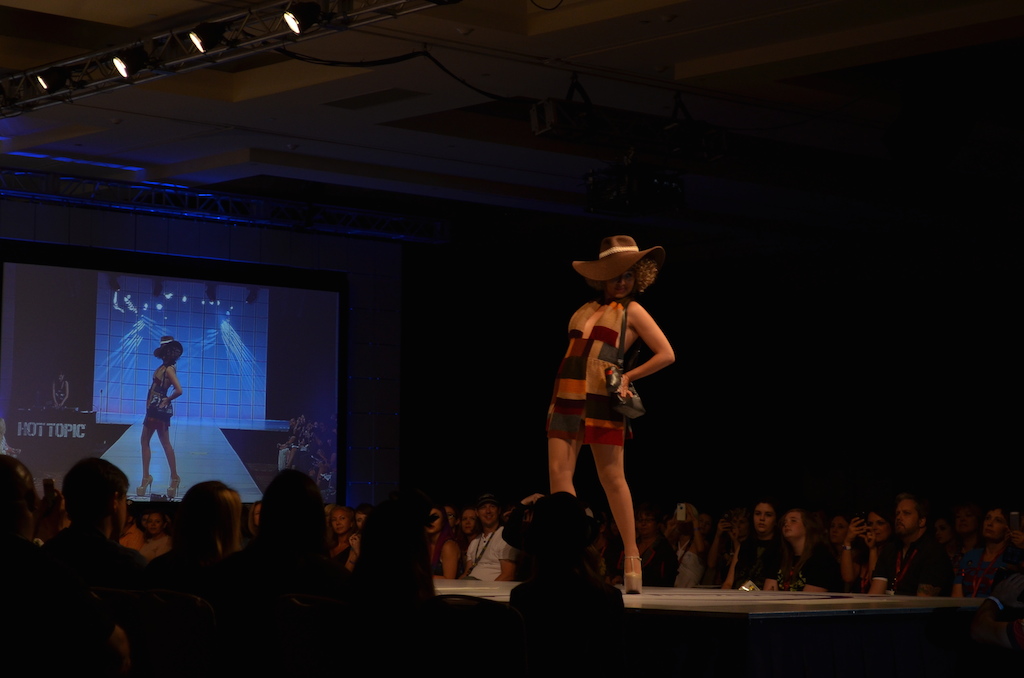 Her Universe Fashion Show SDCC 2014 Tanya Nicole Doctor Who Scarf Dress 2