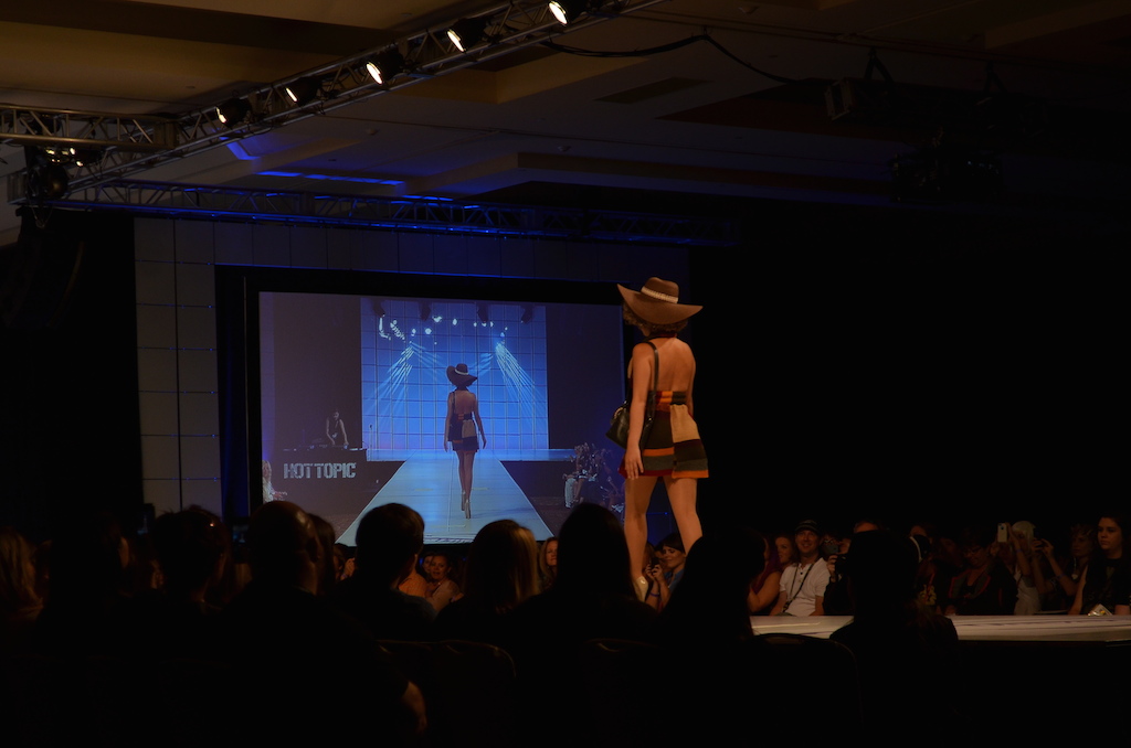 Her Universe Fashion Show SDCC 2014 Tanya Nicole Doctor Who Scarf Dress 3