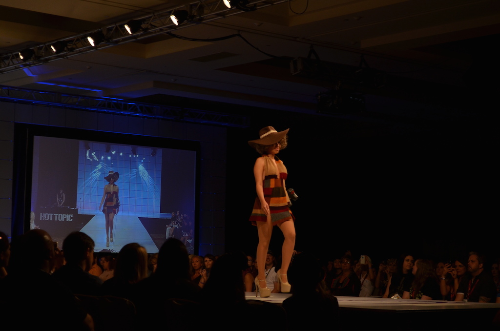 Her Universe Fashion Show SDCC 2014 Tanya Nicole Doctor Who Scarf Dress