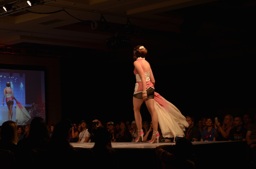 Her Universe Fashion Show SDCC 2014 Tara Reich Arcee Transformers 3