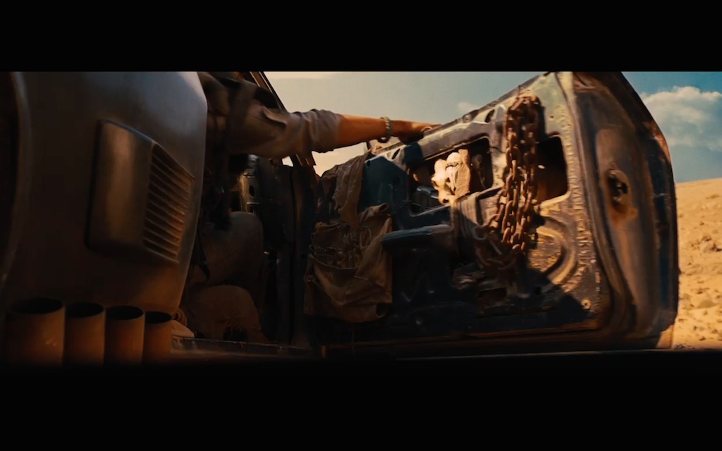 Mad Max Fury Road Comic Con Trailer Screenshot Car Door