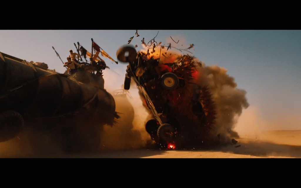 Mad Max Fury Road Comic Con Trailer Screenshot Explosion
