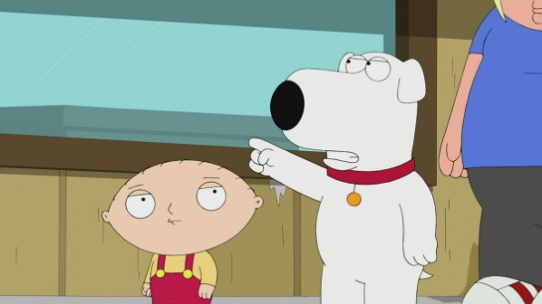 The Simpsons and Family Guy Crossover Stewie and Brian