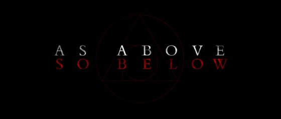 As Above So Below Title Movie Logo