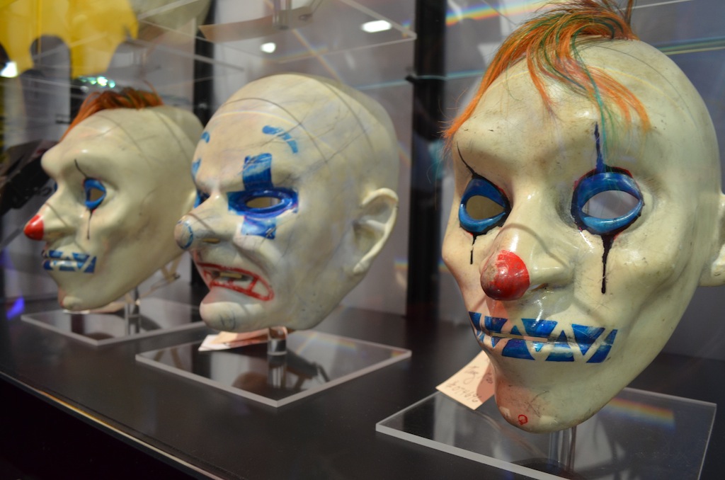 Comic Con 2014 Batman 75th Anniversary Exhibit Joker Goon Masks 2
