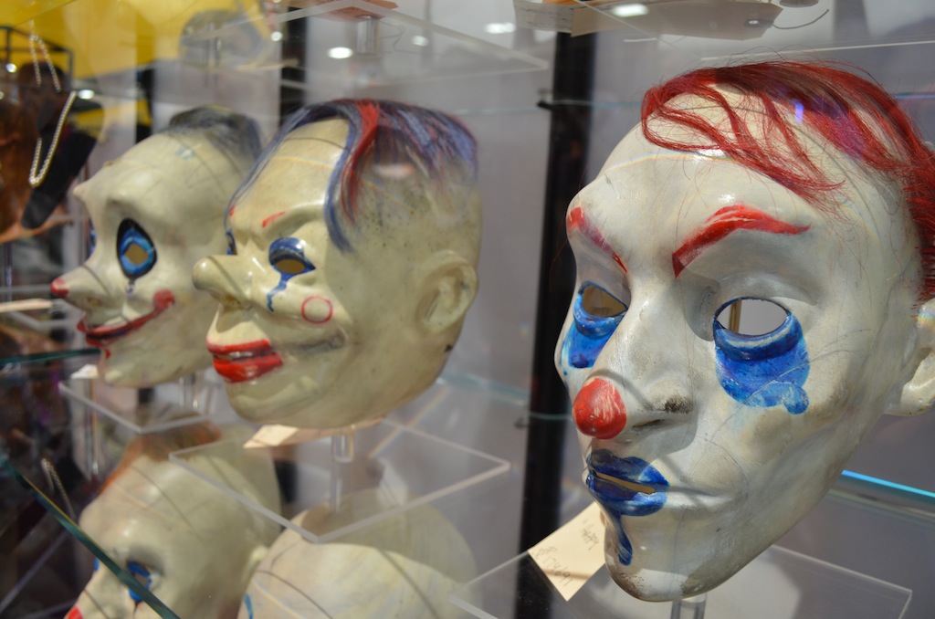 Comic Con 2014 Batman 75th Anniversary Exhibit Joker Goon Masks 3