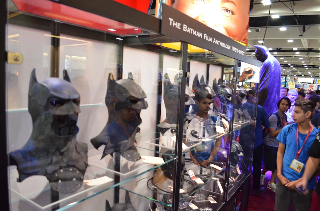 Comic Con 2014 Batman 75th Anniversary Exhibit Masks 2