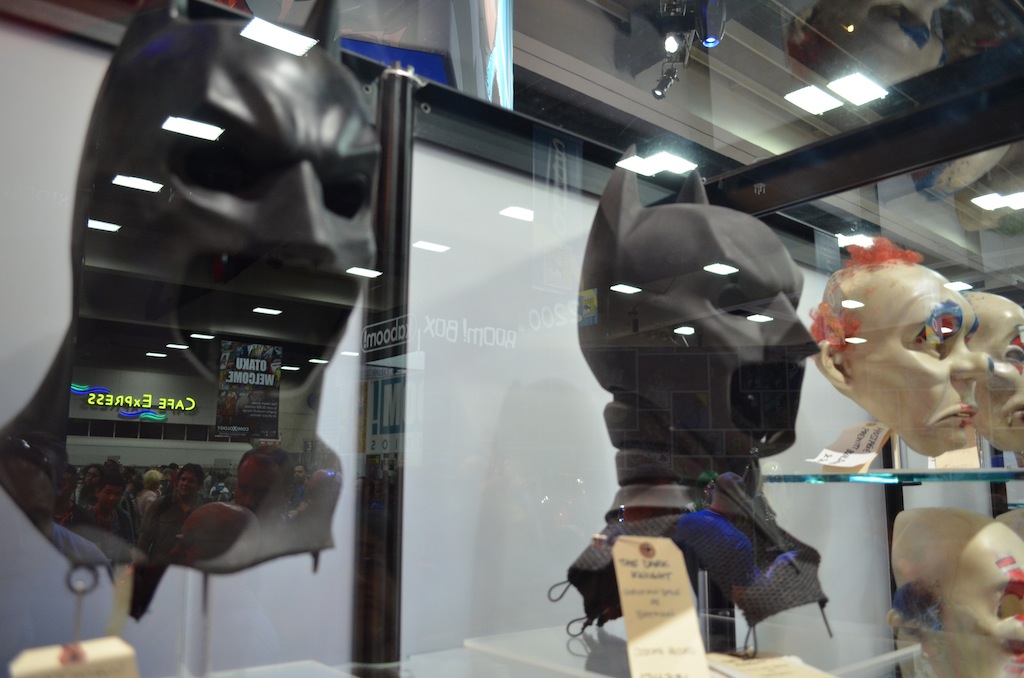 Comic Con 2014 Batman 75th Anniversary Exhibit Masks 3
