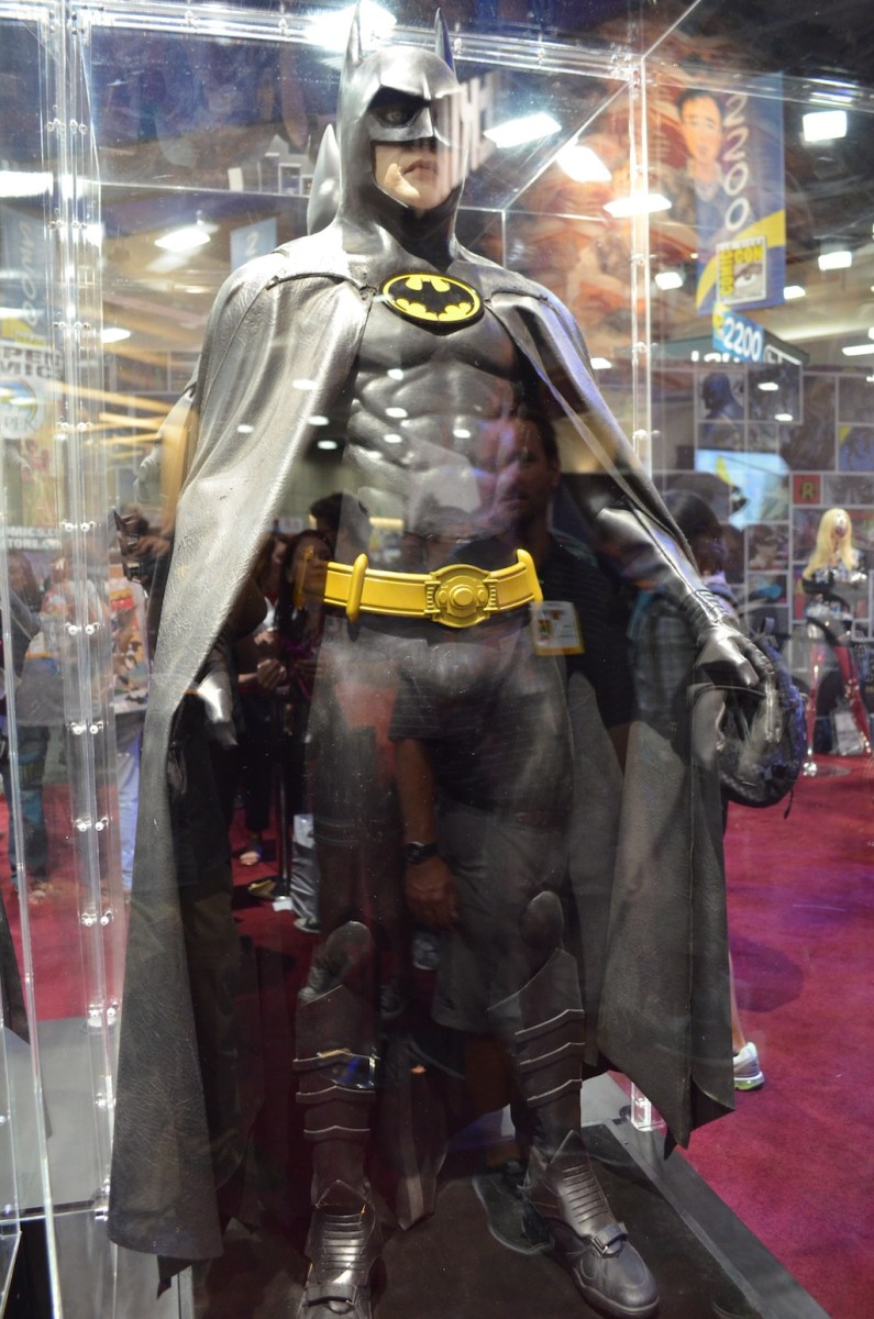 Comic Con 2014 Batman 75th Anniversary Exhibit Michael Keaton