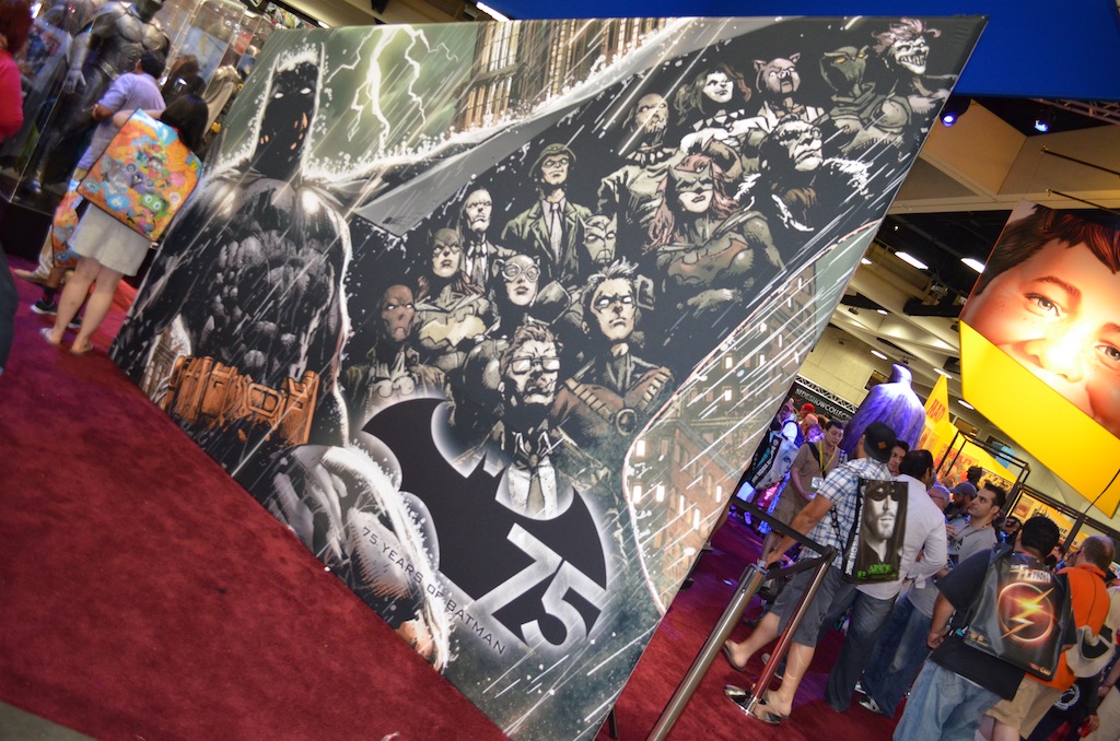 Comic Con 2014 Batman 75th Anniversary Exhibit Mural