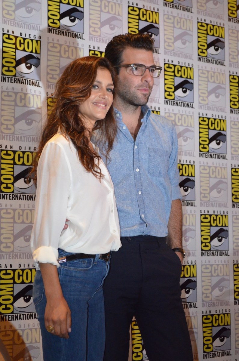 Comic-Con 2014 Hannah Ware and Zachary Quinto