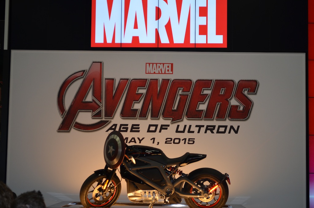 Comic-Con 2014 Marvel Studios Booth Captain America Motorcycle