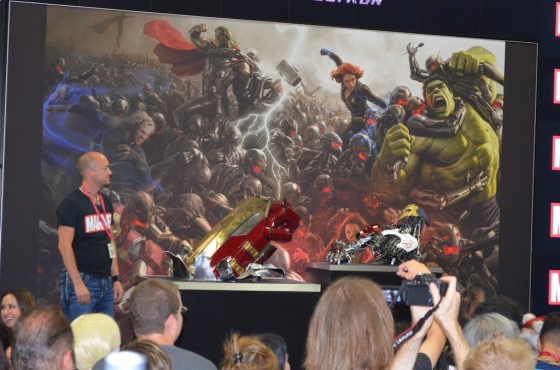 Comic-Con 2014 Marvel Studios Booth Hulkbuster and Ultron