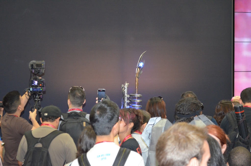 Comic-Con 2014 Marvel Studios Booth Loki's Staff