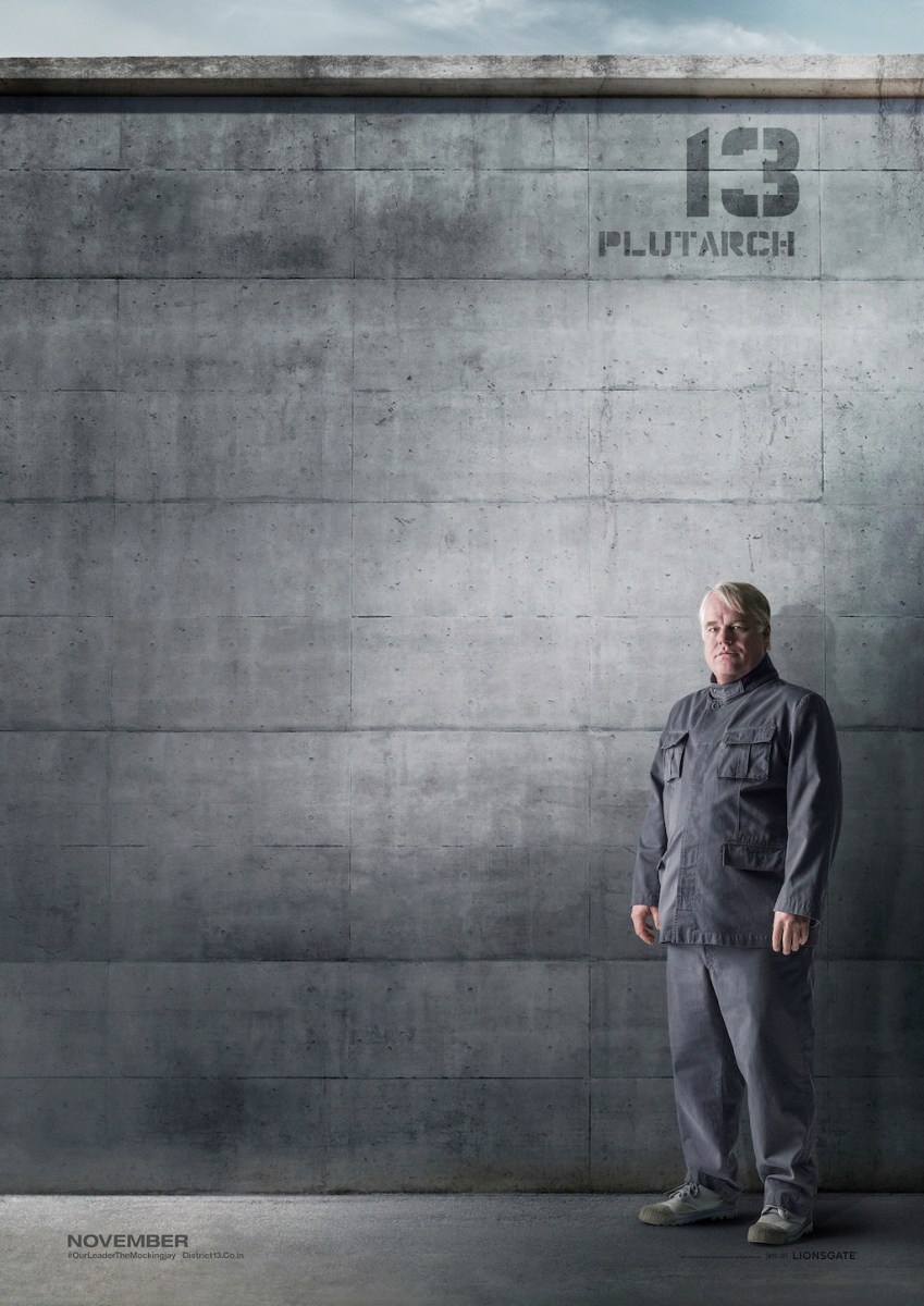 The Hunger Games Mockingjay Part 1 District 13 Poster Plutarch Heavensbee