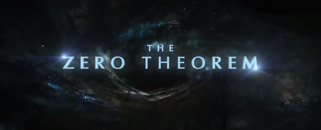 The Zero Therom Movie Title Logo