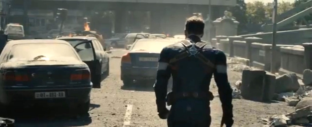 Avengers 2 Age of Ultron Trailer Leak Screenshot Captain America Chris Evans 2