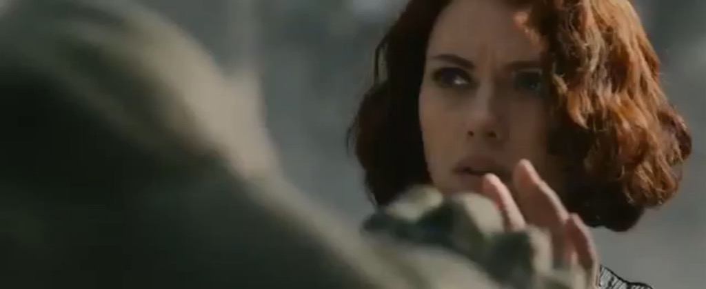 Avengers 2 Age of Ultron Trailer Leak Screenshot Hulk and Black Widow