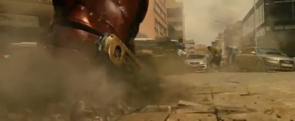 Avengers 2 Age of Ultron Trailer Leak Screenshot Hulkbuster Foot