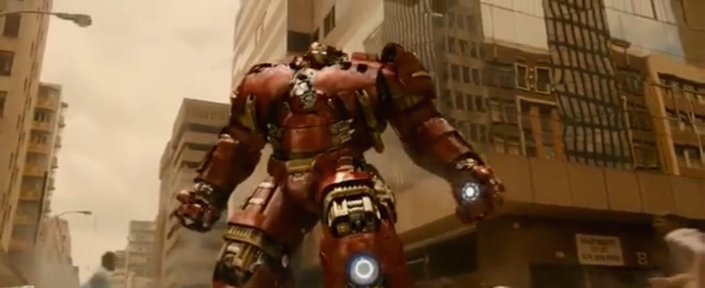 Avengers 2 Age of Ultron Trailer Leak Screenshot Iron Man Hulkbuster Armor 2