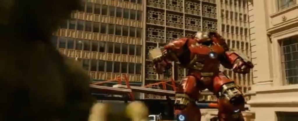 Avengers 2 Age of Ultron Trailer Leak Screenshot Iron Man Hulkbuster Armor 5
