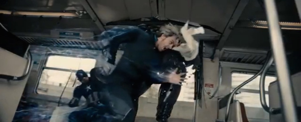 Avengers 2 Age of Ultron Trailer Leak Screenshot Quicksilver Aaron Taylor-Johnson