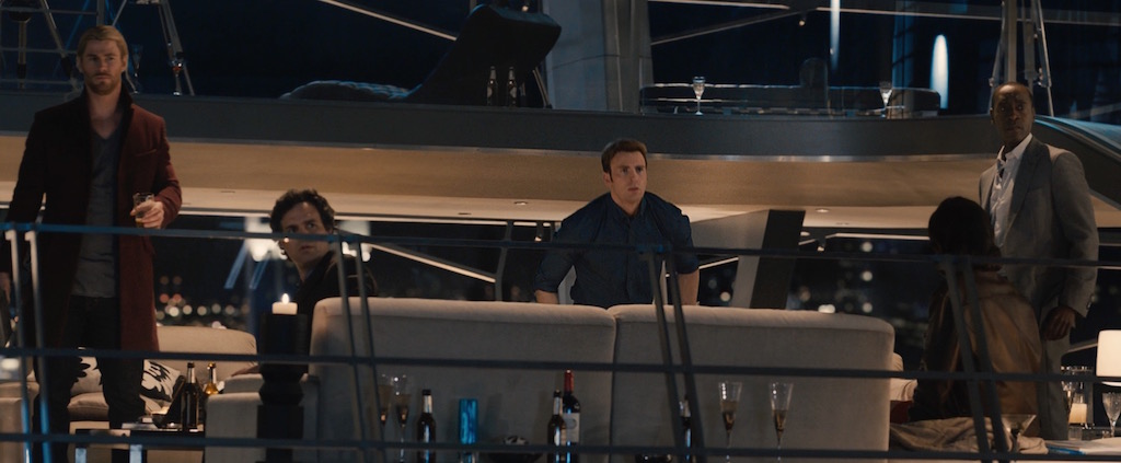 Avengers 2 Age of Utlron Screenshot Steve Rogers Thor and War Machine