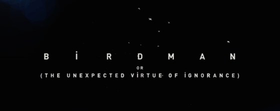 Birdman 2014 Movie Title Logo