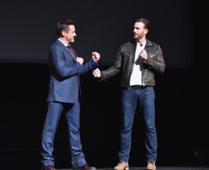 Marvel Studios Event Robert Downey Jr and Chris Evans