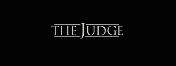 The Judge 2014 Movie Title Logo