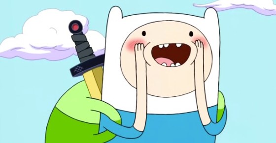 Adventure Time Finn the Human Backpack and DVD