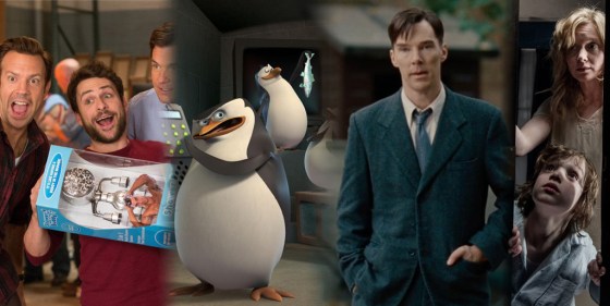 Box Office Thanksgiving Battlefield Horrible Bosses 2, Penguins of Madagascar, and The Imitation Game