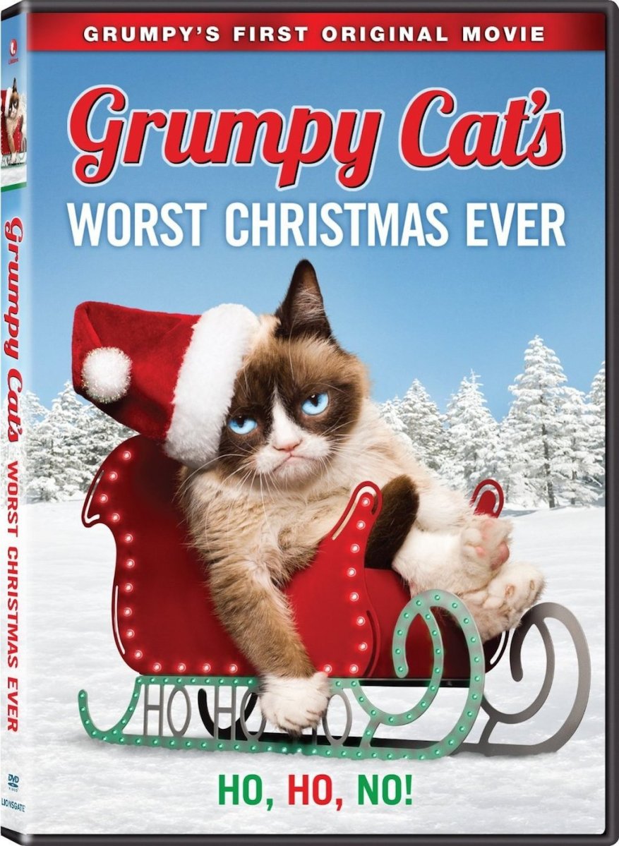 Grumpy Cat's Worst Christmas Ever DVD Box Cover Art