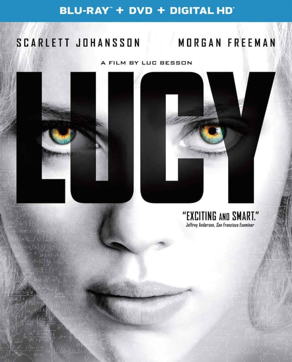 Lucy Movie Blu-Ray Box Cover Art