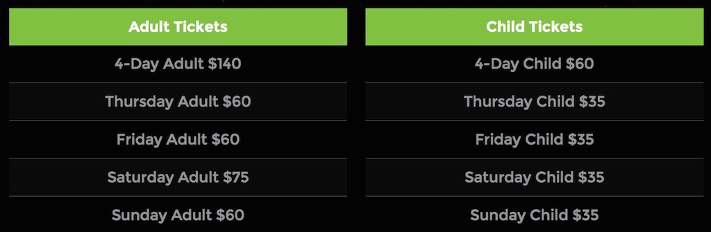 Star Wars Celebration 2015 Ticket Prices