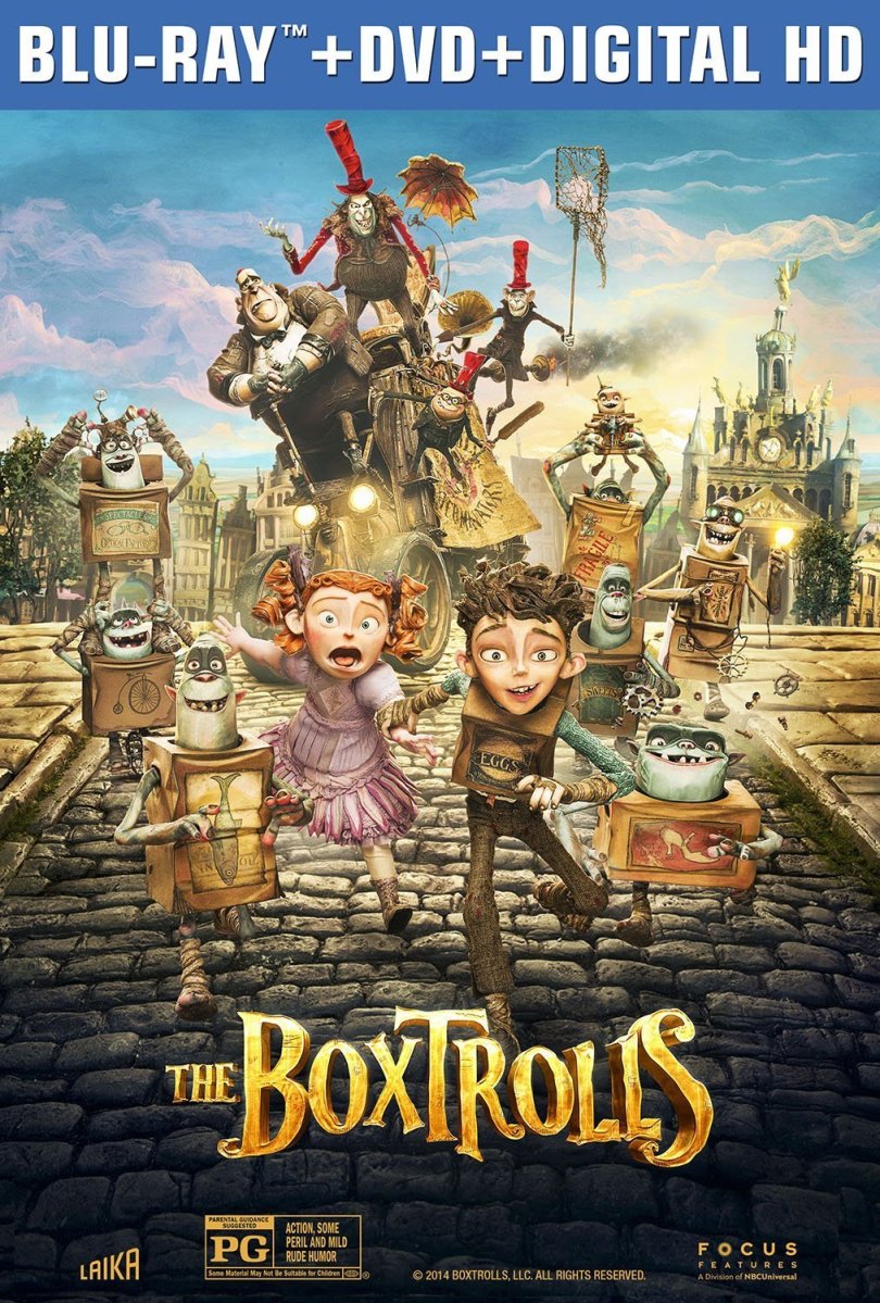 The Boxtrolls Blu-Ray Box Cover Art