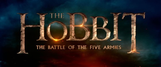 The Hobbit Battle of The Five Armies Logo Title Movie