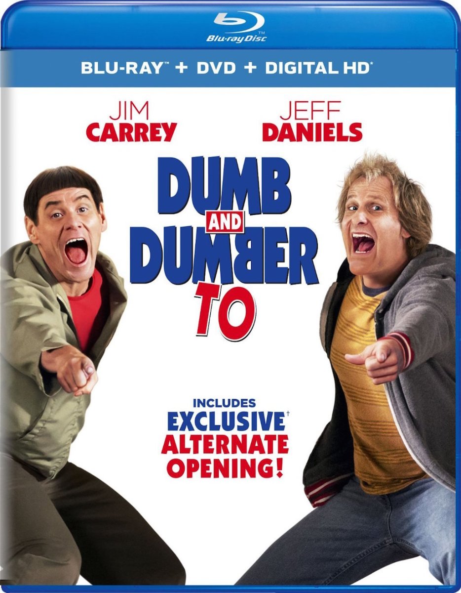 Dumb and Dumber To Blu-ray Box Cover Art