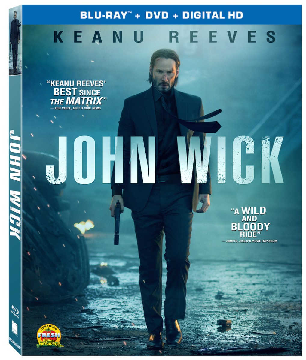 John Wick Blu-Ray Box Cover Art